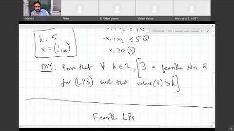 Linear Programming & Combinatorial Optimization (2022) Lecture-11