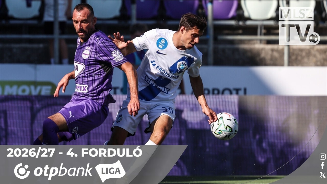 Újpest FC – MTK Budapest | 1-1 | (1-1) | OTP Bank Liga | 4. forduló | MLSZTV