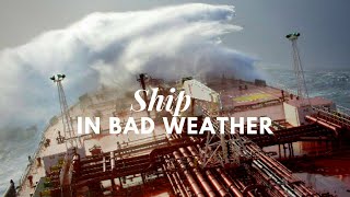 Ship in Bad Weather At Pacific Ocean | Life At Sea