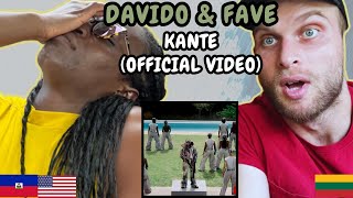 REACTION TO Davido & Fave - KANTE | FIRST TIME HEARING KANTE