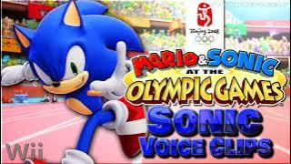 All Sonic Voice Clips • Mario & Sonic at the Olympic Games • Beijing 2008 (Jason Griffith)