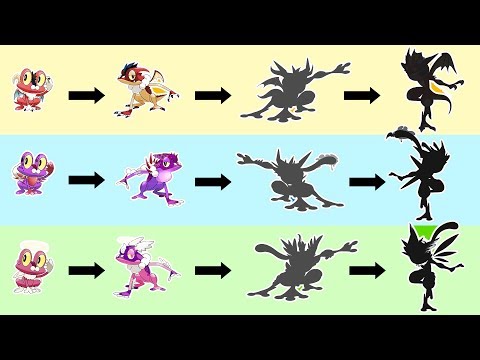 Greninja Evolutions & Mega You Wish Existed! Pokemon Type Swaps Compilation  