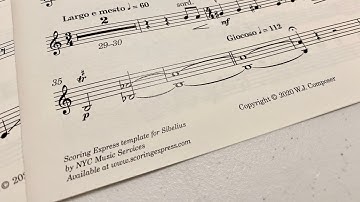 Scoring Express for Sibelius: Guide to usage and features