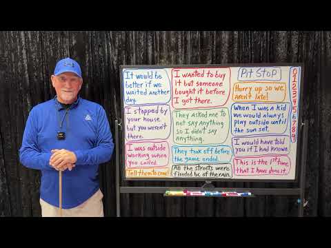 372  - Pit Stop, various sentence translations