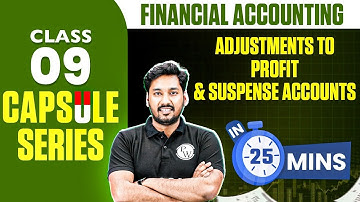 Adjustments to Profit & Suspense Accounts | ACCA Financial Accounting FA/F3