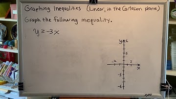 Graphing Inequalities (Part 5)