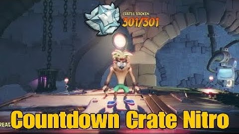 Crash Bandicoot 4 - Countdown Crate Nitro all crates! Platinum Relic (Flashback Tape)