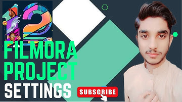Filmora X Project Setting | Wondershare Filmora Tutorial | Video editing software