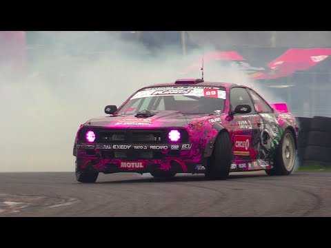 Karolina Pilarczyk's Nissan 200SX S14 LS3 V8 Supercharged - Drifting + on board