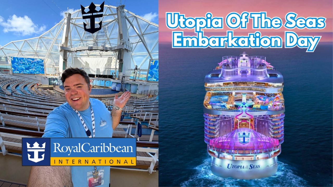 Utopia Of The Seas Embarkation Day | Royal Caribbean Cruise Vlog