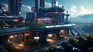 Relaxing Sci-Fi Ambience | Space Sound ☄️🌠| Deep Sleep Dystopia Ambient | Distric Ambience Music