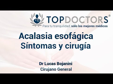 Vídeo: Acalasia Del Esófago: Tratamiento, Síntomas, Causas