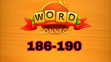 WORD CONNECT level 186 187 188 189 190