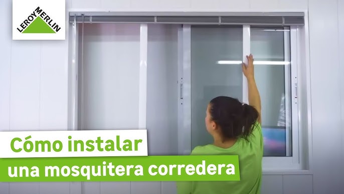 Cómo instalar una mosquitera corredera para puertas - LEROY MERLIN 