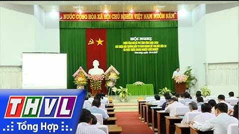 THVL |Hội nghị phân tích - đánh giá chỉ số PCI tỉnh Vĩnh Long năm 2016