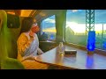 Riding Japan's Brand-New Luxury Train from Kyoto to Osaka | Aoniyoshi that Queen Elizabeth II Took