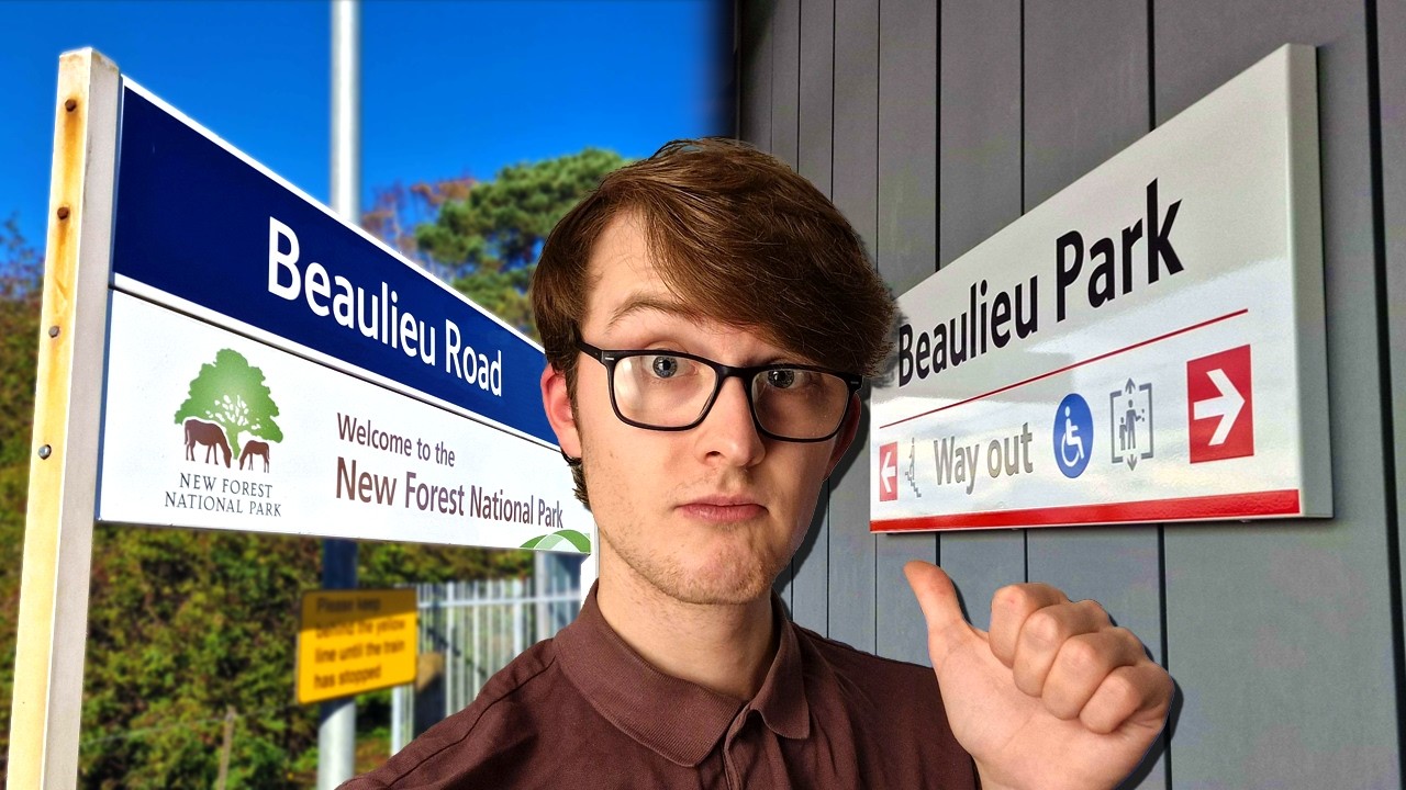 Я проехал от Болье-Роуд до станции Болье-Парк!