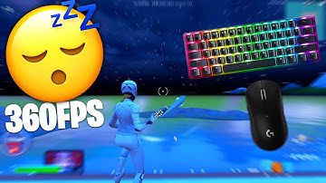 Razer Huntsman Mini ASMR 😴 1v1 BuildFights🏆 Satisfying Keyboard Fortnite 360 FPS 4K