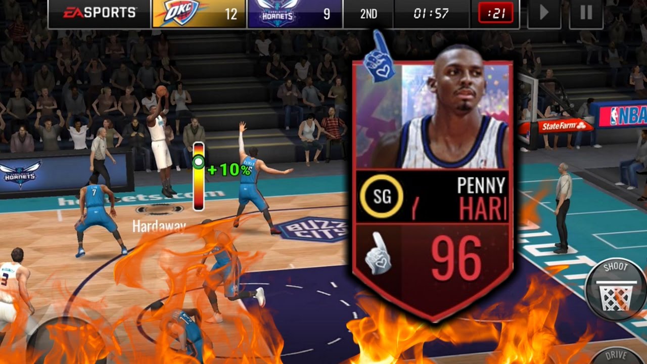 96 PENNY HARDAWAY LEAGUE ACHIEVEMENT MASTER  - SO SAUCY - NBA Live Mobile