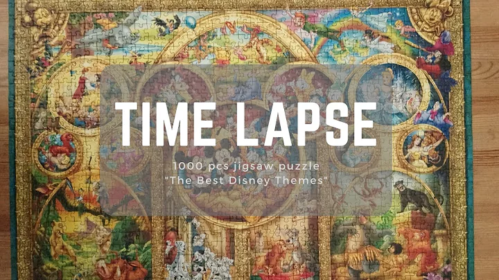 TIME LAPSE - 1000 psc jigsaw puzzle  - "The Bedst Disney Themes"