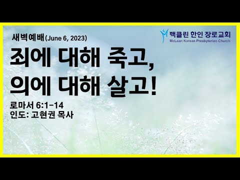 죄에 대해 죽고, 의에 대해 살고! 썸네일