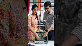 How a CPU works 🖥️ #tech #trending #viral #aivideo #cpu