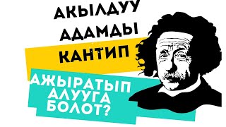 АКЫЛДУУ АДАМДЫ КАНТИП АЖЫРАТЫП АЛУУГА БОЛОТ?