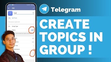 How To Create Topic In Telegram Group || How To Use Topics Option In Telegram Group !