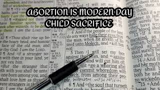ROE VS WADE OVERTURNED--ABORTION IS CHILD SACRIFICE TO MOLECH--THE CONSEQUENCES FOR PRO LIFE