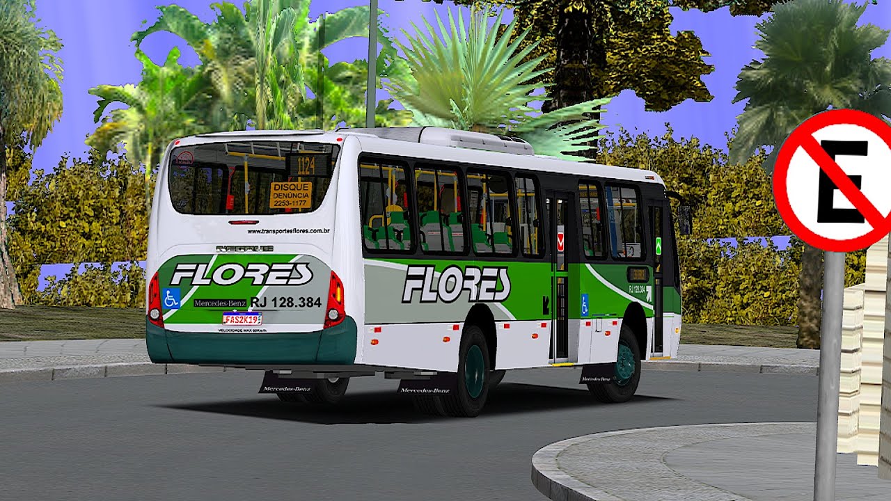 🔴OMSI 2 - Neobus Mega Plus V2 OF- 1721 BlueTec 5 - AC ( Map Estrela Dalva BRT - Linha 1124)