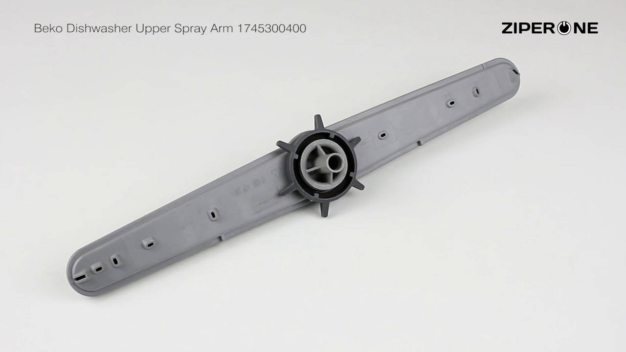 Beko Dishwasher Upper Spray Arm 1745300400 YouTube