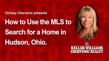 How to Search the MLS to find Homes for Sale in Hudson Ohio.