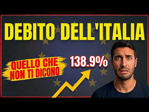 Debito dell'Italia a 138% del PIL: ecco chi paga
