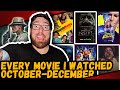 Every movie i watched from october to december 2023  quarterly film update