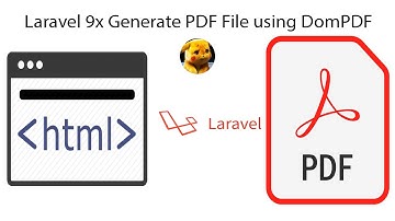 Laravel  Generate PDF File using DomPDF