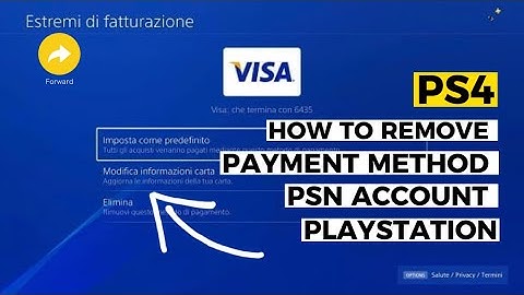 How To Remove Credit Card Debit Card Details On PS4 PS5