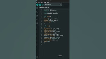 How to code a Ultrasonic Sensor in Arduino #coding #arduinocode #arduino #ultrasonicsensor #code