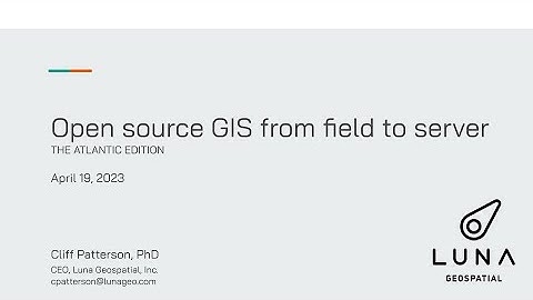 Open Source GIS from Field to Server: The Atlantic Edition