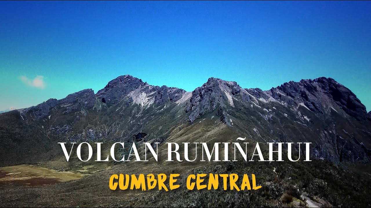 SUBIENDO A LA CUMBRE CENTRAL DEL VOLCAN RUMIÑAHUI