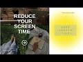 reduce screen time subliminal⭒✩