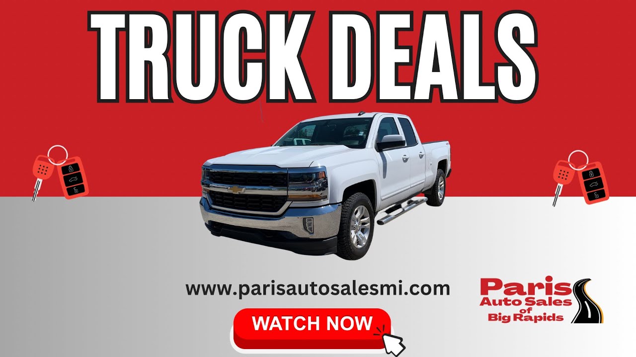 2016 Chevrolet Silverado 1500 LT Up Close and Personal Paris Auto