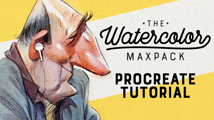 PROCREATE WATERCOLOR TUTORIAL - Painting With MaxP...