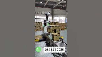 CÁNH TAY ROBOT VẬN CHUYỂN HÀNG HÓA TỰ ĐỘNG  #shortvideo#shorts