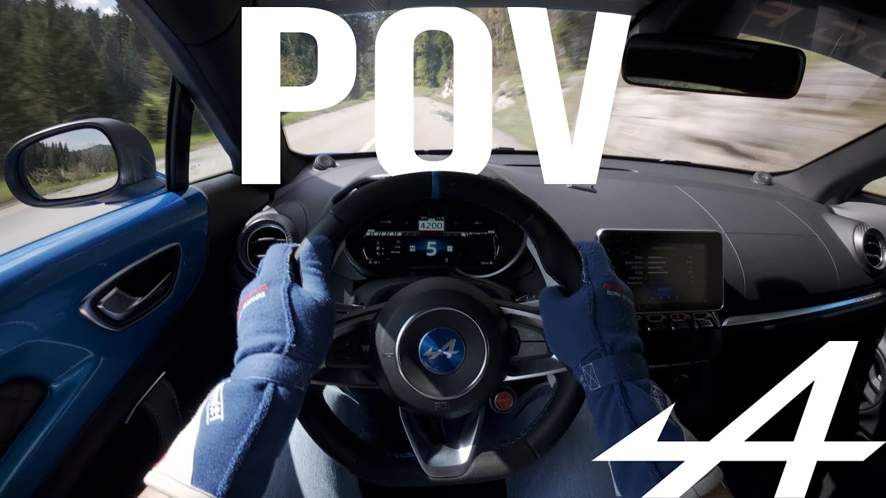 Alpine A110S POV, rallye car ! 🌪️
