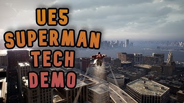 Matrix Superman Fast Flight 4K | ULTRA REALISTIC TECH DEMO | UNREAL ENGINE 5 | RTX 4090