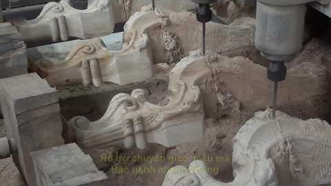 Máy đục tượng chuyên đục chân ghế Louis