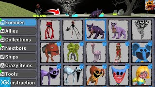 Sandbox in space updated new trypophobia monster giant purple dog poppy playtime 😱 chasing nextbots🔥 screenshot 2