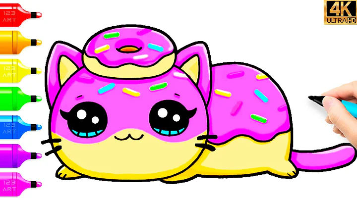 How to Draw a Donut Cat | Cute Cat Drawing | Aphmau MeeMeows | Easy Drawings