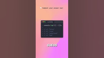 JavaScript Quiz: What’s the truth here? 🕵️‍♂️ #coding #js #code #programming