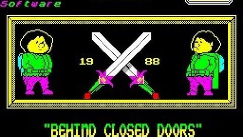 Behind Closed Doors Review for the Sinclair ZX Spectrum by John Gage